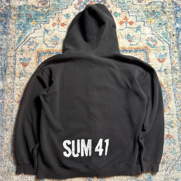 Vintage Sum-41 Hero Band Zip-up Hoodie Large - Picture 2 of 5
